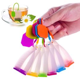 Coffee & Tea Tools Drinkware Kitchen, Dining Bar Home Garden Gardenfood-Grade Reusable Strainer Bag Style Loose Leaf Spice Philtre Drop Deliv