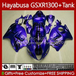 Body Kit For SUZUKI Hayabusa GSXR 1300CC 1300 CC 2002 2003 2004 2005 2006 2007 74No.137 GSX-R1300 GSX Hot blue R1300 GSXR-1300 96-07 GSXR1300 96 97 98 99 00 01 Fairings