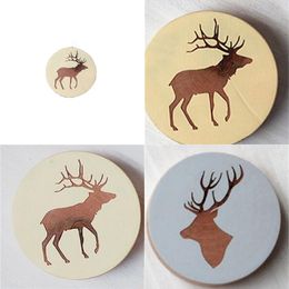 Cartoon Fridge Stickers Bottle Opener Deer Fridges Sticker Christmas Woodiness Animals Pattern Bottles Openers New Arrival 3 55bl L1