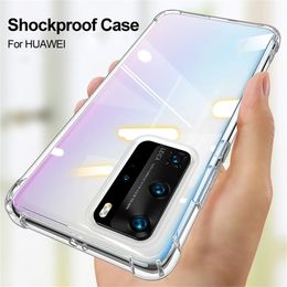 Shockproof Cases For Huawei Honour 10X 9X 10 Lite 10i 20i Nova 8 7 Pro P SMART 2019 2020 2021 P40 P30 P20 Y8S Y9A Silicon Cover
