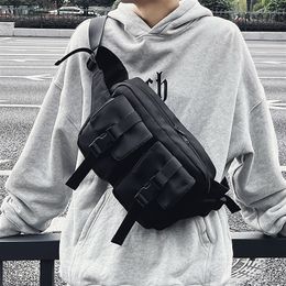 HBP men's trendy brand tooling style chest bag Designer bags Bumbag Pack Women CrossBody bags Lady WaistBags woman Temperament wholesale from moonowner01