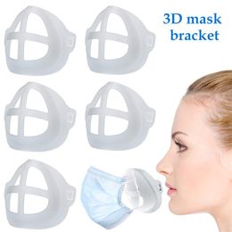 3D Mask Bracket Mouth Mask Holder Lipstick Protection Stand Mask Inner Support For Breathe Freely Face Masks Holder Tool Accessory