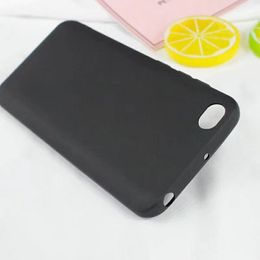 Matte Solid Black Soft TPU Cases For Xiaomi Redmi Global Version GO 5.0 Mobile Phone Back Cover