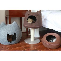 Net red cat litter closed pet cat house Beds for four seasons in stock DHL236F