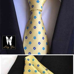Cravatta Gialla Blu Vestito in linea | DHgate Italy