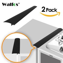 WALFOS 2 Pcs / lot Silicone Stove Counter Cover Lacuna Flexible Silicone Gap Sealing Covers The Opening 201223