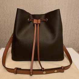 Fashion Bags Women Bucket Shoulder Bags Crossbody Bag Leather Handbags Adjustable Strap Purse With Dustbag KS6899