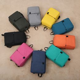 Backpack wholesale men's solid Colour Colourful outdoor bags ladies large-capacity backpack travel bag school bag