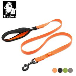 Truelove nylon dog pet leashes lead running walking reflective with Soft handle leash for dogs supplies dog dropshipping stock LJ201112