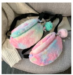 Unicorn Belt Bag High Capacity Cute Fashion Bum Bags Hairy Colour Lady Portable Chest Pack Personality 12lyc O2