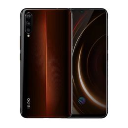 Оригинальный Vivo IQOO 4G LTE Сотовый телефон 12 ГБ ОЗУ 256 ГБ ROM Snapdragon 855 13.0MP AI NFC Android 6.41 "Amoled Полноэкранный отпечаток пальца ID лица Sake 4000mah Smart Mobile