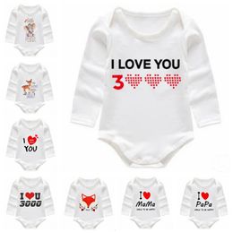 Baby Rompers Animal Alphabet Printed Boy Jumpsuits Long Sleeve Infant Girl Bodysuit Casual Newborn Climbing Clothes Kids Clothing BT4115