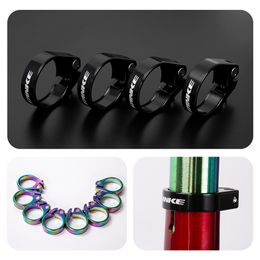 Bike Stems MTB Road Bike Seat Post Clamp 31.8 34.9mm Mountain Aluminum Alloy Ultralight Bicycle seatpost clamps cycling part