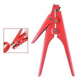 Hs-519 Cable Tie Gun Tensioning and Cutting Tool for Plastic Nylon Cable Tie or Fasteners, All Metal Casing, 0.370 Inches Width Y200321