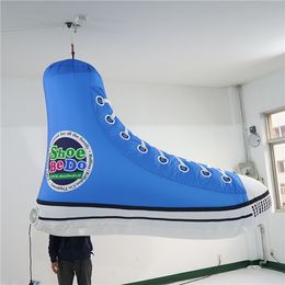 American Football Inflatable Shoe With LED Strip Inflatables Seafood Inflatables Balloon With Blower For City Parade Decoration