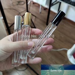 High Grade 30pcs 10ml Travel Transparent Glass Perfume Atomizer Small Mini Empty Spray Refillable Bottle
