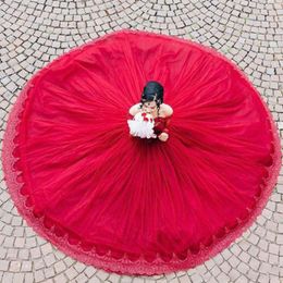 Vintage Red Lace Ball Gown Quinceanera Dresses Bateau Neck Long Sleeve Appliques Lace Sweet 16 Prom Party Dress Vestidos De 15 Anos V95