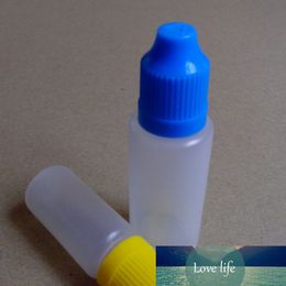 200pcs 15ml Soft PE Dropper Bottles Refillable E Liquid Plastic Bottle With Childproof Cap Empty Squeezable 15cc Vial