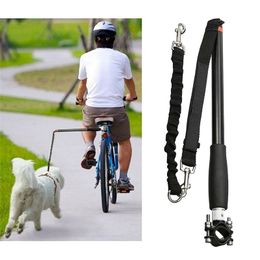 Outdoor Pet Dog Leash Dog Bike Exercise Leash HandsFree Dog Leash For Bike Walk Run Pet Product LJ201113