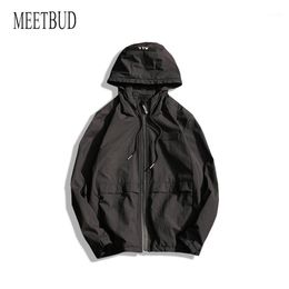 Men's Jackets MEEBBUD Brand Spring Autumn Men Jacket Casual Youth Baseball To Bring Large Size Black Fashion Man's Coat MEET6561