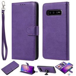 Leather Magnetic Removable Case Detachable Wallet Cover 2 in 1 For Samsung Galaxy Note 20 10 ultra S20 S10 Plus A91A81 A71 A51 A31 A21S