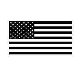 Black American Flag Banner 3x5 FT 90x150cm Double Stitching 100D Polyester Festival Gift Indoor Outdoor Printed Hot selling