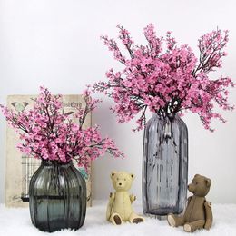-Kirschblüten Künstliche Blumen Baby Atem Gypsophila Gefälschte Blumen DIY Hochzeitsdekoration Home Bouquet Faux Branch11