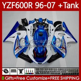 Bodywork For YAMAHA YZF600R Thundercat YZF-600R YZF600 R CC 600R 86No.177 YZF600-R 1996 1997 1998 1999 2000 2001 600CC 2002 2003 2004 2005 2006 2007 Fairing light blue blk