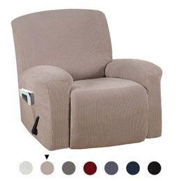 Non Slip Recliner Chair All inclusive Massage For Wingback Armchair Sofa Elastic Single Couch Cover 201120