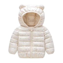 Mudkingdom Toddler Boys Girls Puffer Jackets Cute Bunny Ear Hooded Autumn Winter Long Sleeve Warm Jackets for Kids Clothes LJ201203