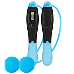 New 1pc Digital Wireless Calorie Counter Skip Rope Sport Weights Exercise Fitness Body Building Jump Ropes With Digital Counter