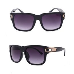 New Unisex Vintage Square Sunglasses Full Frame With Luxurious Special Hinge Big And Thick Fashion Eyewear