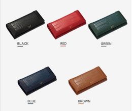 HBP wallet Fashion Women purse Card Holder Womam wallet Alligator Pattern wallet all colour man purse Long Wallets Free Shipping T8806-073