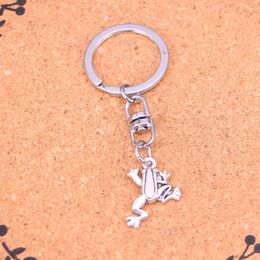 Fashion Keychain 16*13mm frog Pendants DIY Jewelry Car Key Chain Ring Holder Souvenir For Gift