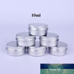 10g/10ml Mini Sample Aluminum Cream Jar Pot Nail Polish Face Highlighter Powder Empty Cosmetic Metal Containers, 200pcs/lot