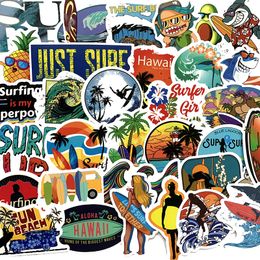 5 Sets=250PCS Marine Sports Surfing Stickers Water Cup Mobile Phone Skateboard Helmet Stickers