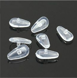 50pcs 15mm High-grade healthy Silicone Air Chamber nose pads for glasses anti-slip and Super-soft pad glasses accessories