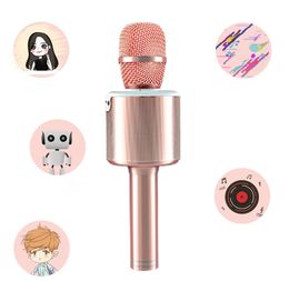 N6 wireless bluetooth microphone mobile phone national K song dedicated LED lantern home KTV microphone audio integrated