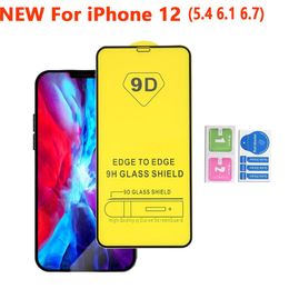 9D Tempered Glass Full Cover Glue Phone Screen Protector For iPhone15 14 13 12 PRO MAX 11 XR X XS MAX 8 7 6 Samsung A01 A11 A21 A31 A41 A51 A71 5G