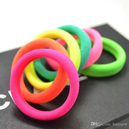 Hairpin Korean seamless ultra elastic hair rope rubber band black scrunchy hair accessories Hair Jewellery