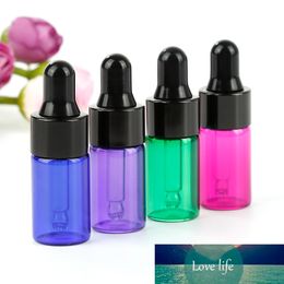 10pcs Portable Travel Mini Tubes Dropper Glass bottle Aromatherapy Liquid for Essential Massage Oil Pipette Refillable Bottles