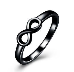 new 3 Colors plating 925 Silver Ring Infinity Ring Band ring for Women Fashion Wedding Jewelry Gift size US6/7/8/9/10