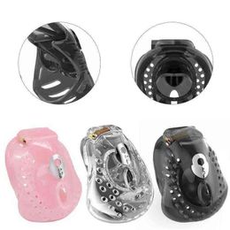 NXY Chastity Device New 3 Colours Male Fully Restraint Bowl Cb6000 Cock Cage with 4 Penis Ring Bondage Lock Adult Sex Toy for Men1221