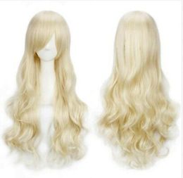 ColorfulPanda Blonde Wigs for women Synthetic Hair Wig Natural Looking Long