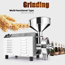 220V/110V Commercial Grain Grinder Flour Mill Machinery Mini Electric Flour Pepper Mill Superfine Wheat Powder Machine