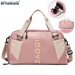 Outdoor Bags Dry Wet Gym Bag Yoga Mat Sports Handbags Sport Shoulder Travel Women Men Fitness Training With Shoes Pocket