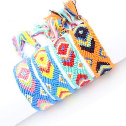 bracelets for cheap UK - Cord Handmade Cheap Custom Cotton Woven Rica Bracelets for Kids