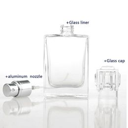 Wholesale Price 30ml Refillable Perfume Bottle Transparent Empty Glass Bottle Spray 30 ml For Cosmetic Packing DHL Free