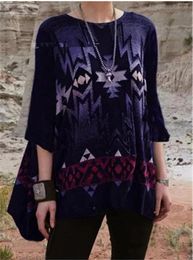 Women 7Points Tee T-shirts Designer Loose Halloween Pattern Irregular Hem Tees Tops Fashion Trend Autumn Female Long Sleeve Casual Tshirt