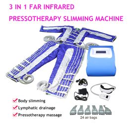 NEW Pressotherapy 3 in 1 slimming Muscles Massage relieve fatigue air pressure lymph drainage infrared detox sauna slimming beauty machine